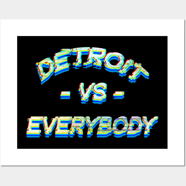 VS Everybody Glitch Wall Art by Luba